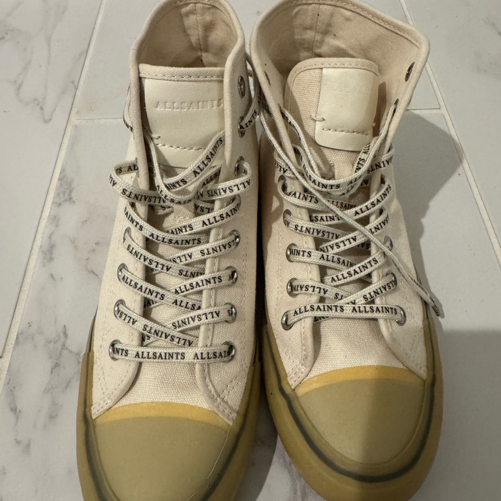 Allsaints Jaxon high top tennis shoes - Picture 2 of 7